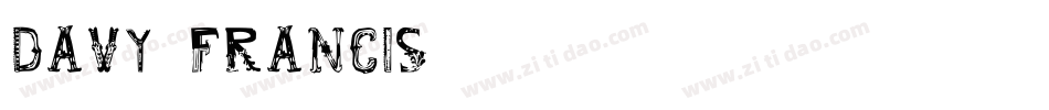 Davy Francis字体转换